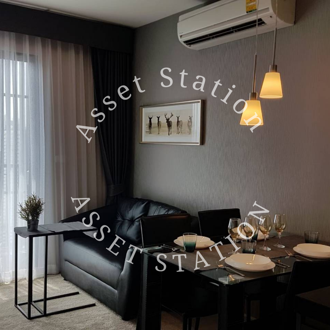 🚈✨ ราคาดีที่สุด!  RHYTHM ASOKE ห้องใหญ่ 2 ห้องนอน ใกล้ MRT พระราม 9  เฟอร์ครบ 🏢