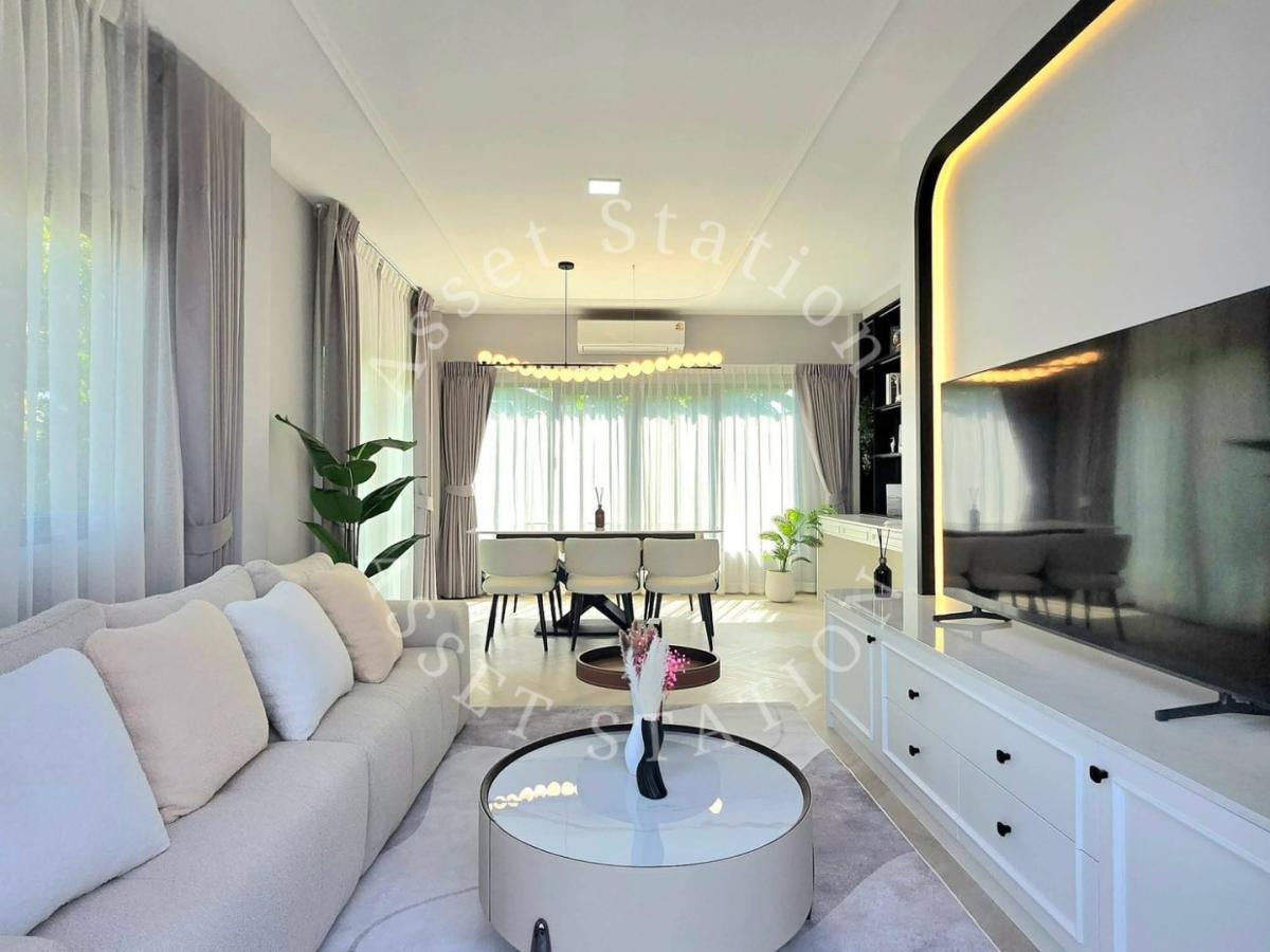 🚅 ขายบ้านเดี่ยว 1หลัง 4 ห้องนอน ฟิลธรรมชาติ Grande Pleno Sukhumvit-Bangna ใกล้ BTS บางนา