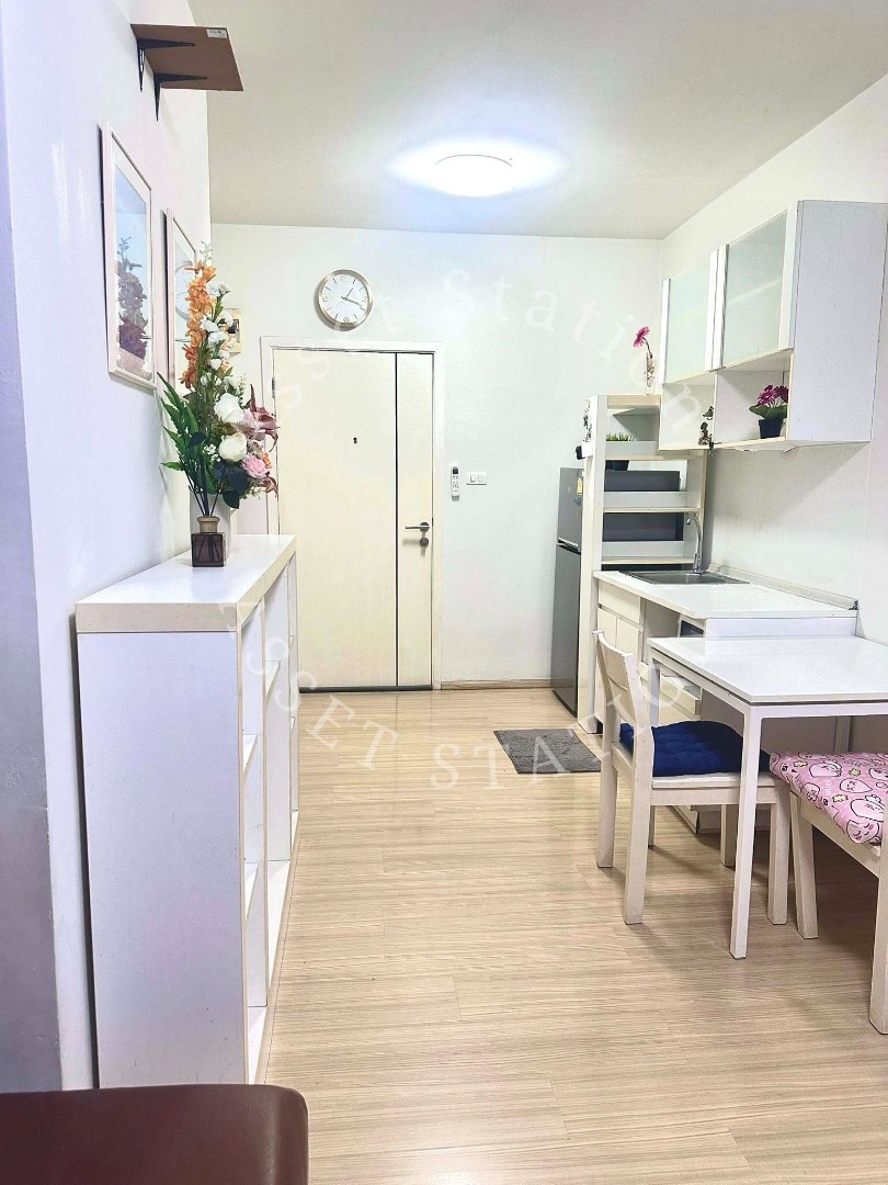 SELL💎🏢a space Asoke-Ratchada ห้อง Studio กว้าง ห้องพร้อมเฟอร์ MRT พระราม 9💎