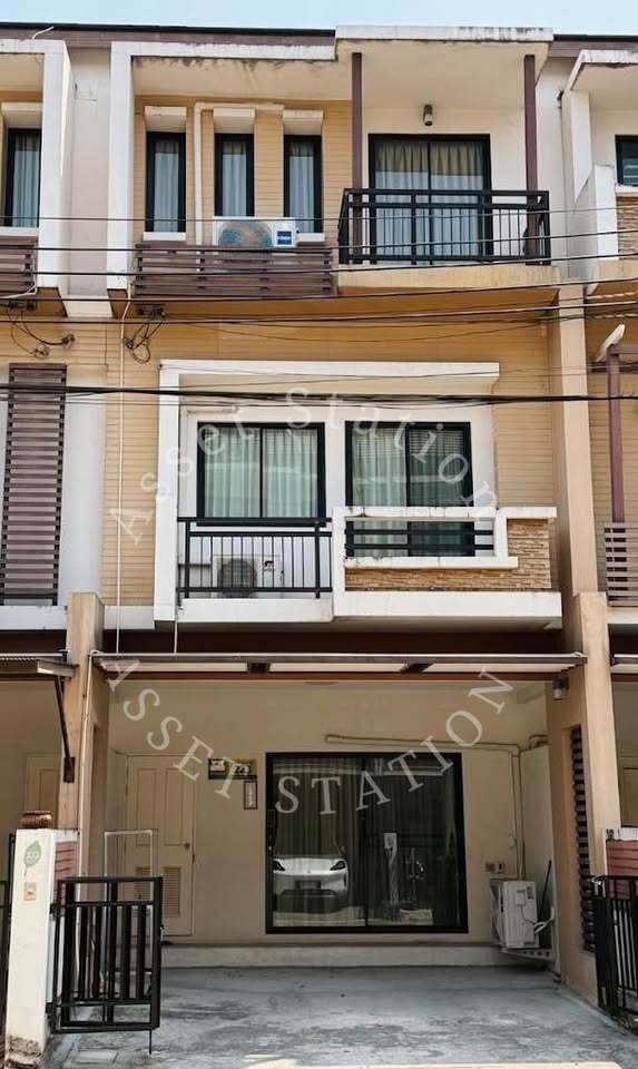 🏠ทาวน์โฮม 3 ชั้น Time Home : พระราม 9 - หัวหมาก พื้นที่กว้าง พร้อมเช่า💎