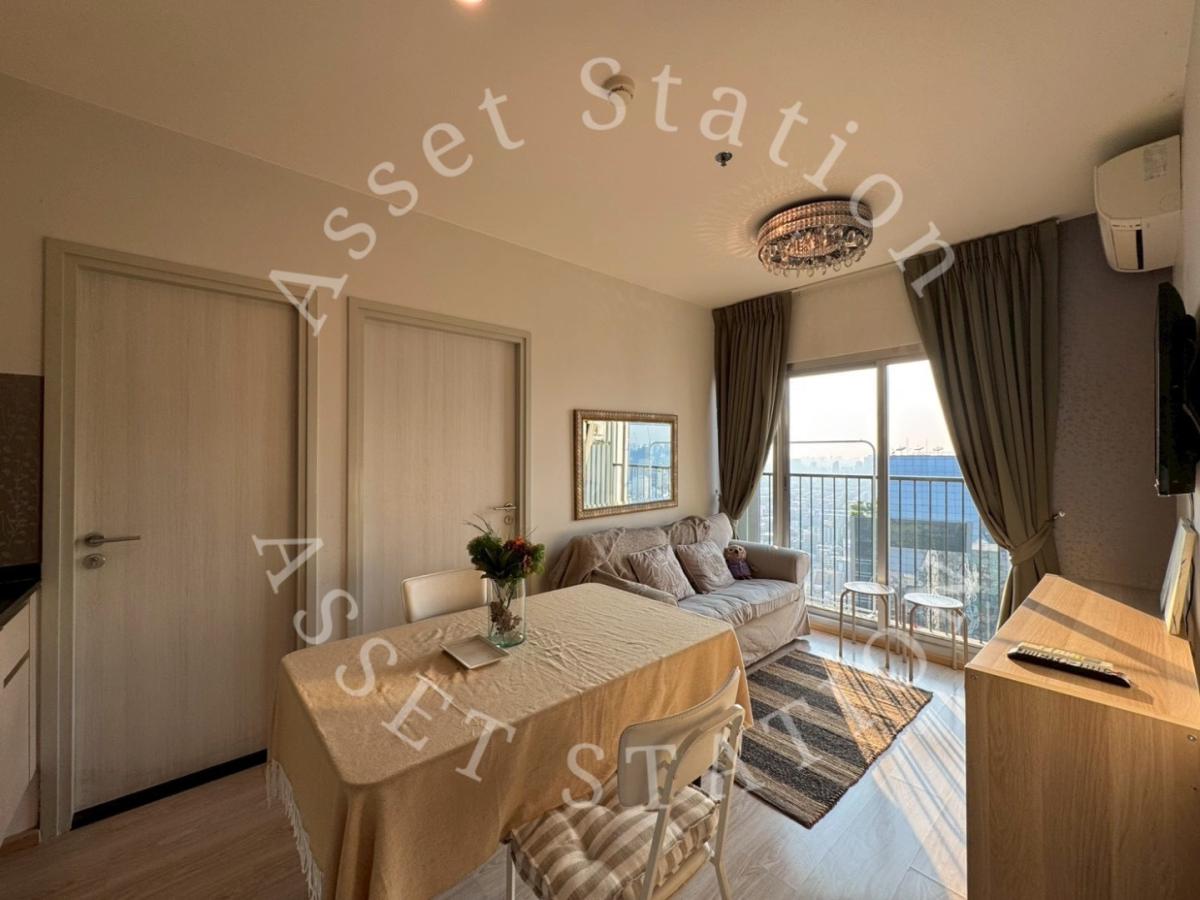 🏢ให้เช่าห้องแต่งสวย Noble Revolve Ratchada 2 ห้องกว้าง ชั้นสูงวิวเมือง BTS ศูนย์วัฒนธรรม💎