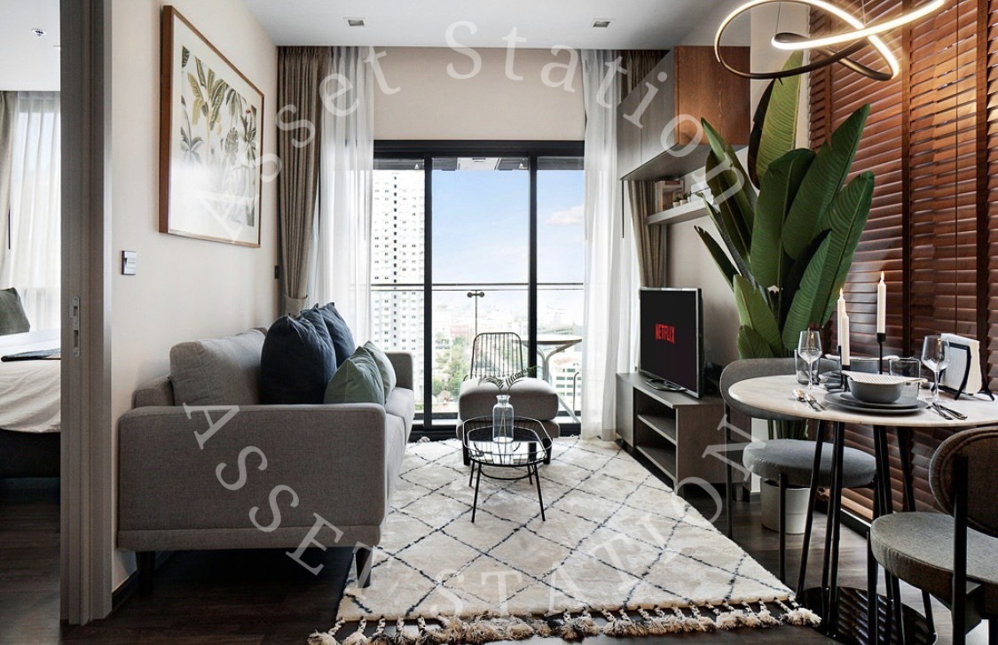 💎ให้องสวย The Line Asoke - Ratchada ห้องแต่งครบพร้อมอยู่ทันที | MRT พระราม 9🏢