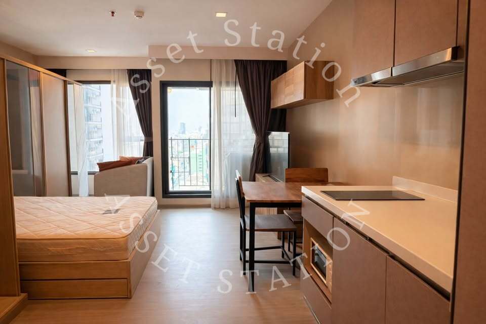  🏢ให้เช่า ห้องพร้อมอยู่ Life Asoke - Rama 9 แต่งครบราคาดี ใกล้ MRT พระราม 9🚅