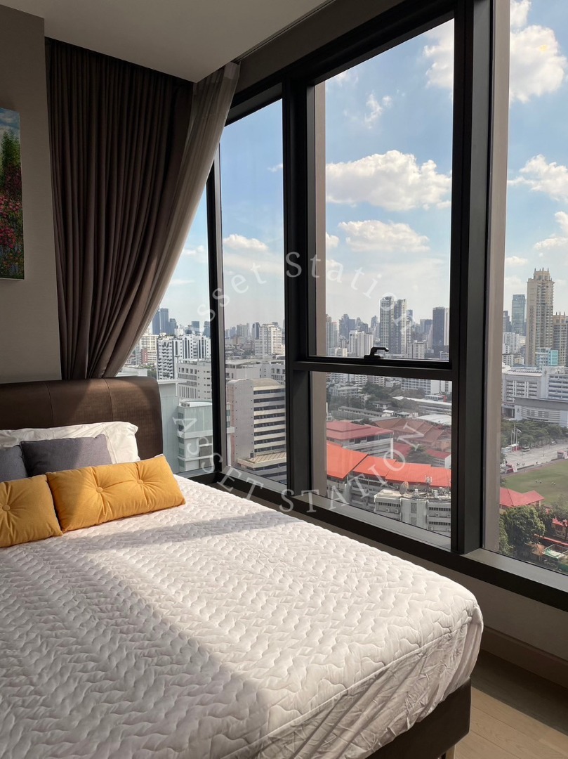 [สัญญา 2 ปี]💎🌟พร้อมเช่า คอนโดหรู THE ESSE at SINGHA COMPLEX ห้องกว้างเป็นสัดส่วน วิวเมือง | MRT เพชรบุรี🏢💎