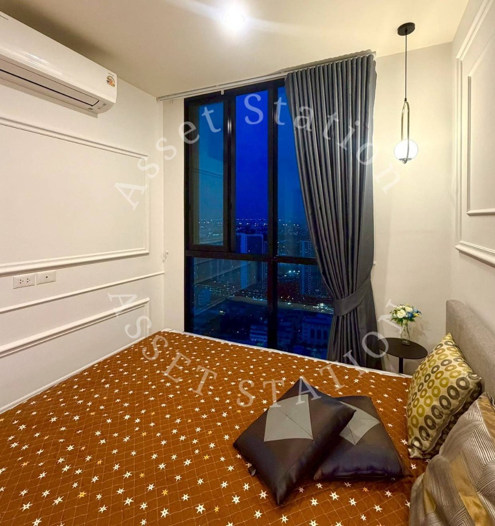 💎 ให้เช่า ห้องแต่งสวย Nue District R9 ชั้นสูงวิวเมือง ห้องเฟอร์ครบพร้อมเข้าอยู่ ติด MRT พระราม 9 🌟