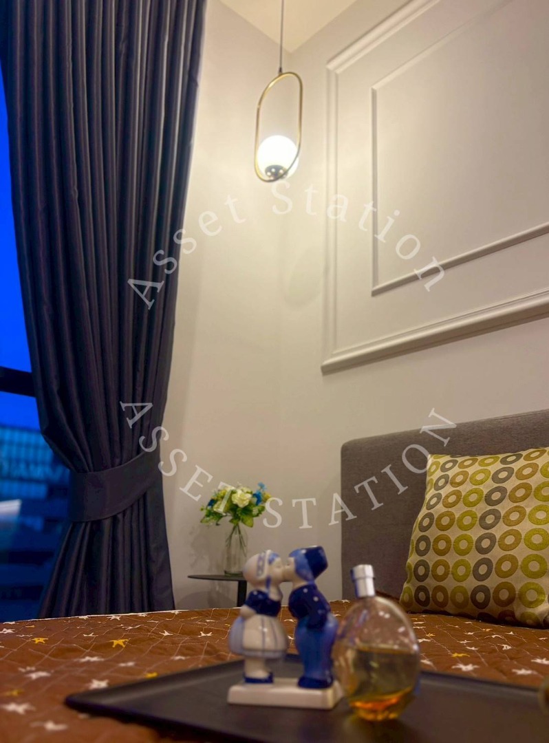 💎 ให้เช่า ห้องแต่งสวย Nue District R9 ชั้นสูงวิวเมือง ห้องเฟอร์ครบพร้อมเข้าอยู่ ติด MRT พระราม 9 🌟