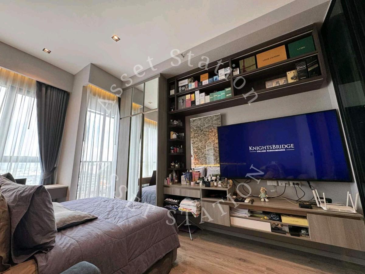 🏢✨ขายด่วน Knightsbridge Collage Ramkhamhaeng ห้องstudio พร้อมเฟอร์ ขายราคาดี💎