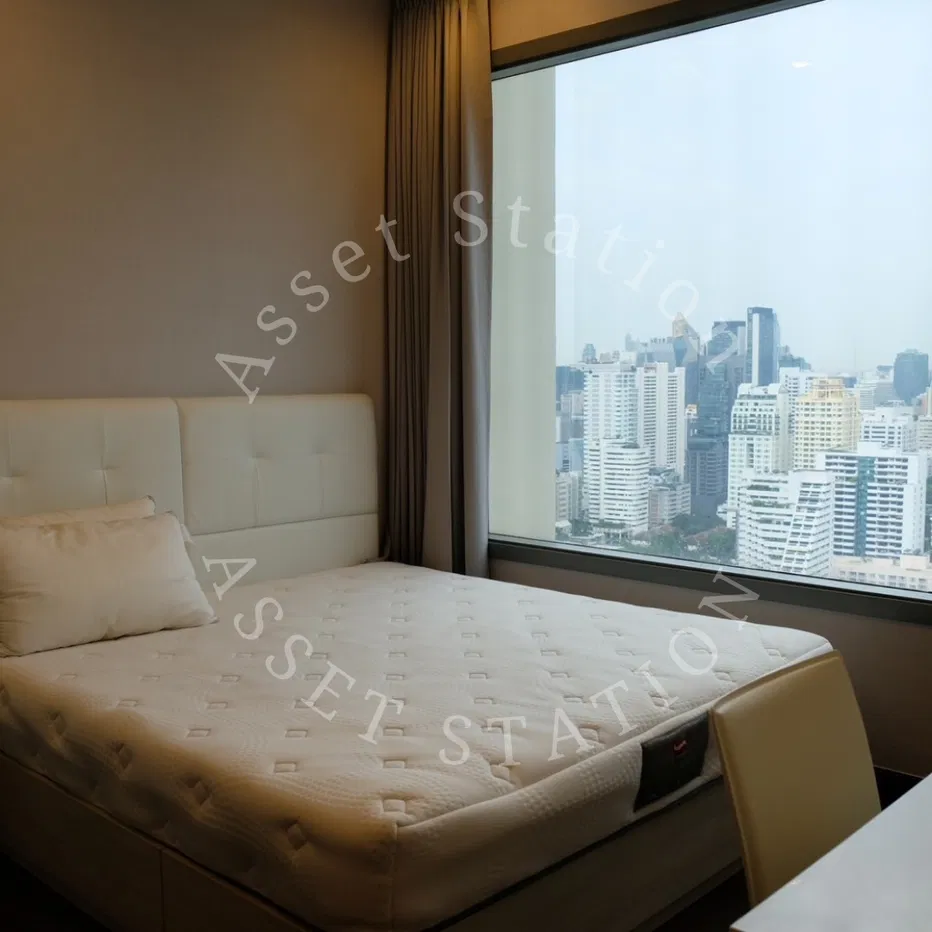 🏢💎ให้เช่า Q Asoke ห้องมุมเงียบสงบ ห้องแต่งครบพร้อมเฟอร์ | MRT เพชรบุรี🏙️