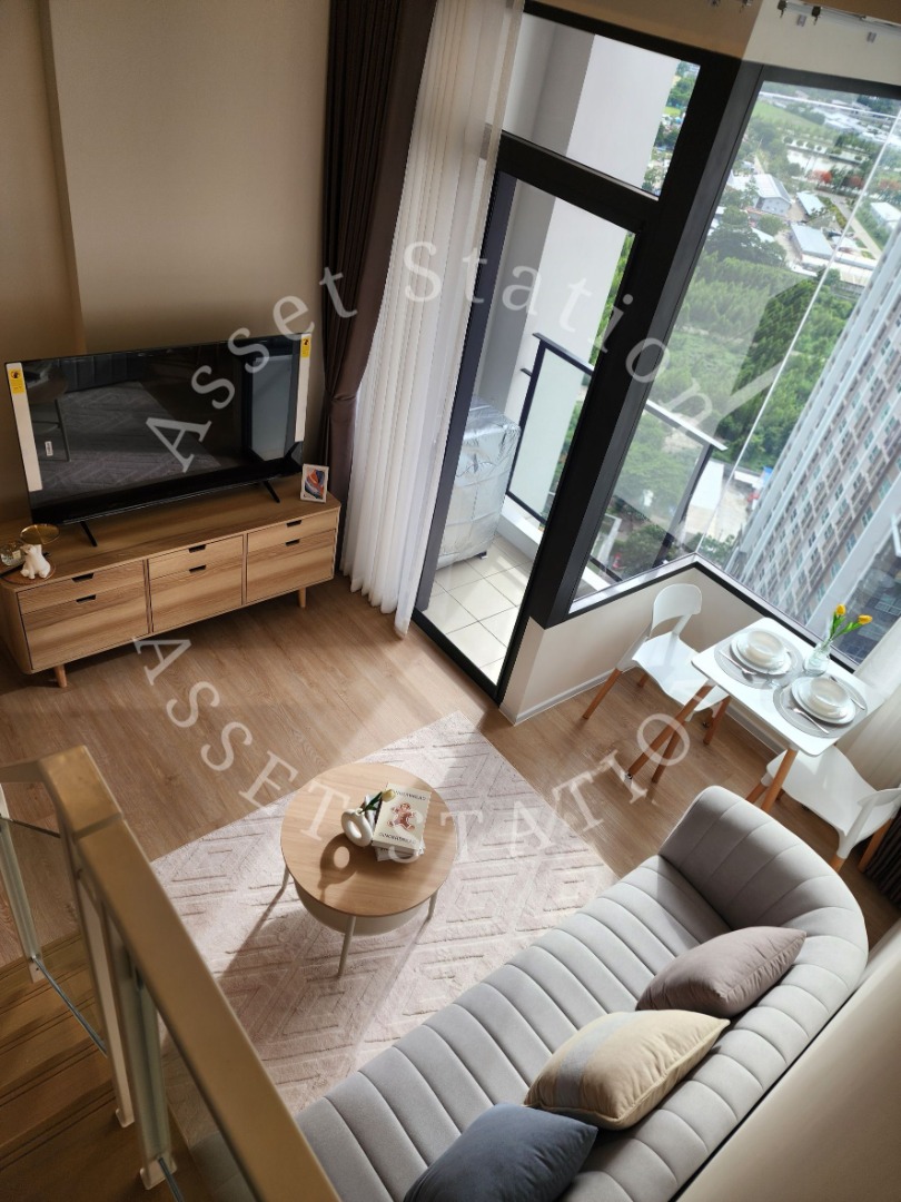 💎ให้เช่า Siamese Rama 9 ห้อง Duplex แต่งสวย เฟอร์ครบพร้อมเข้าอยู่🏢MRT สถานี รฟม.🏙️
