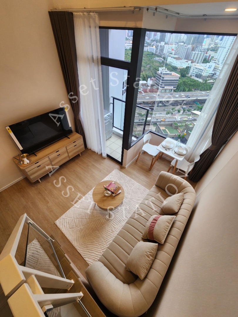 💎🏢ด่วน! ห้องว่าง Siamese Rama 9 แต่งสวย เฟอร์ครบ Duplex กว้าง ใกล้ MRT สถานี รฟม.🚅
