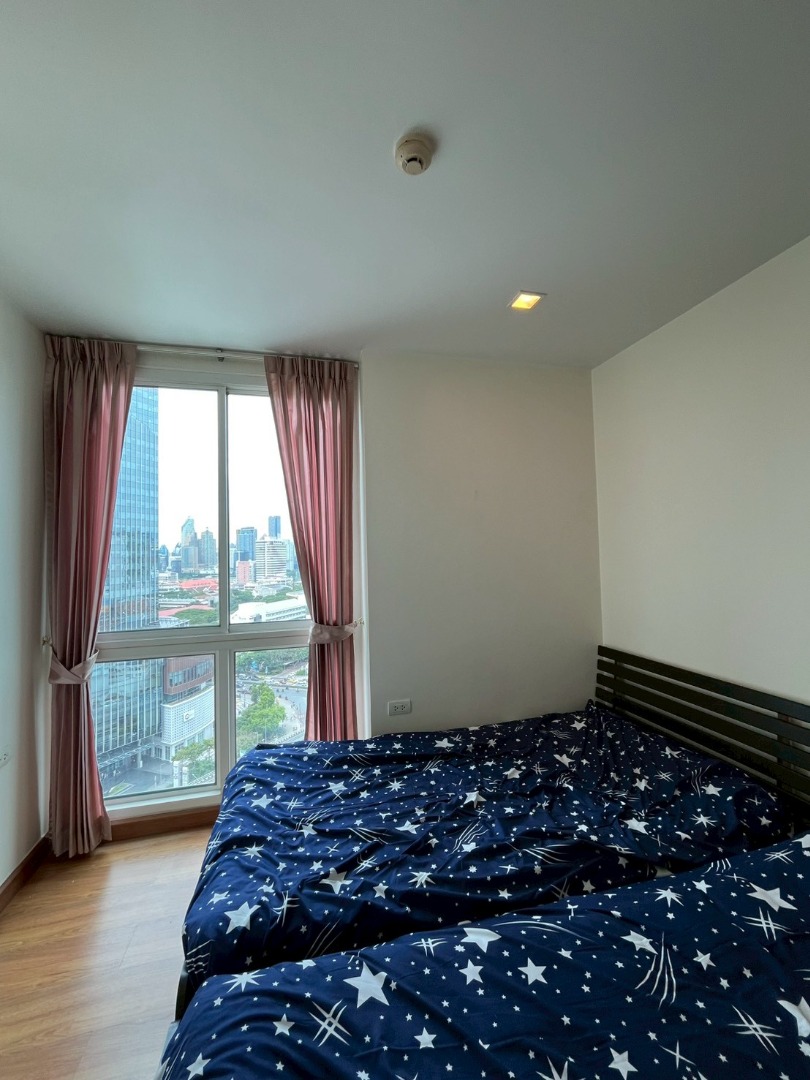 🏢พร้อมเช่า Wish@Samyan ห้องกว้าง 2 ห้องนอน ชั้นสูงวิวเมือง | MRT สามย่าน 