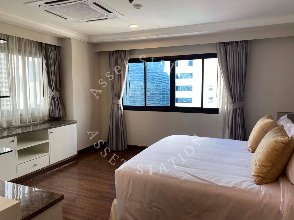 🏙️ห้องกว้าง คอนโด G.P. Grande Tower เฟอร์ครบพร้อมอยู่ ใกล้ BTS อโศก🚅 🏢
