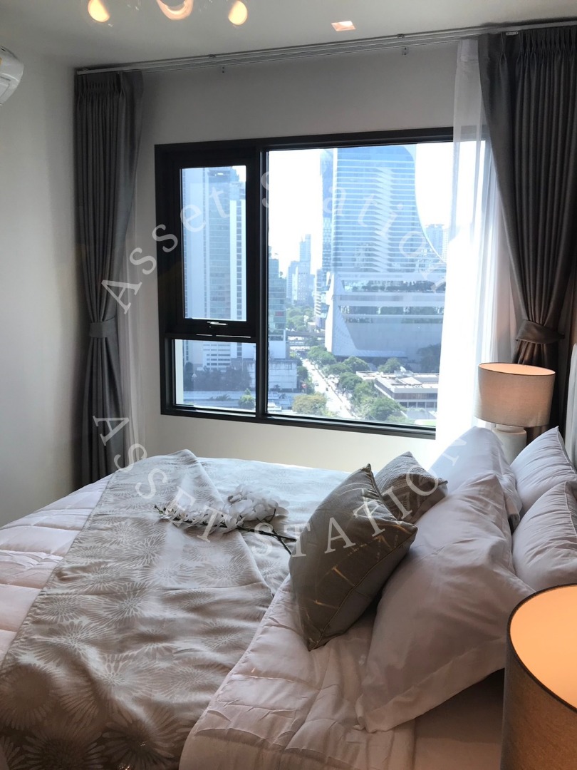 🏢ห้องหรู Life One Wireless ชั้นสูงวิวCentral Embassy ห้องกว้างเฟอร์ครบ ใกล้ BTS เพลินจิต🏙