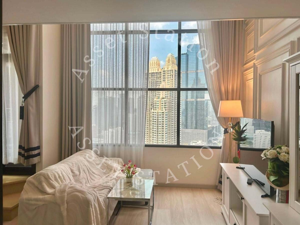 🏢พร้อมเข้าอยู่ KnightsBridge Prime Sathorn ห้อง Duplex แต่งครบชั้นสูงวิวเมือง ใกล้ BTS ช่องนนทรี🚅